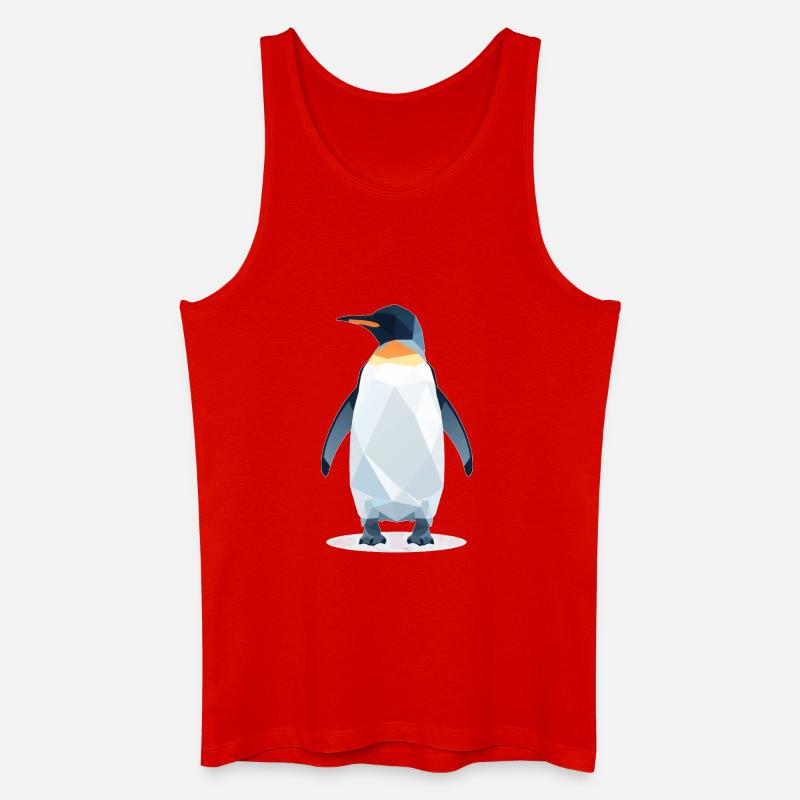 Pinguin Style - Männer Bio Tank Top - Rot