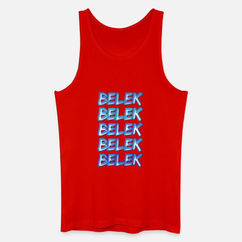 Tauchen Belek - Männer Bio Tank Top - Rot