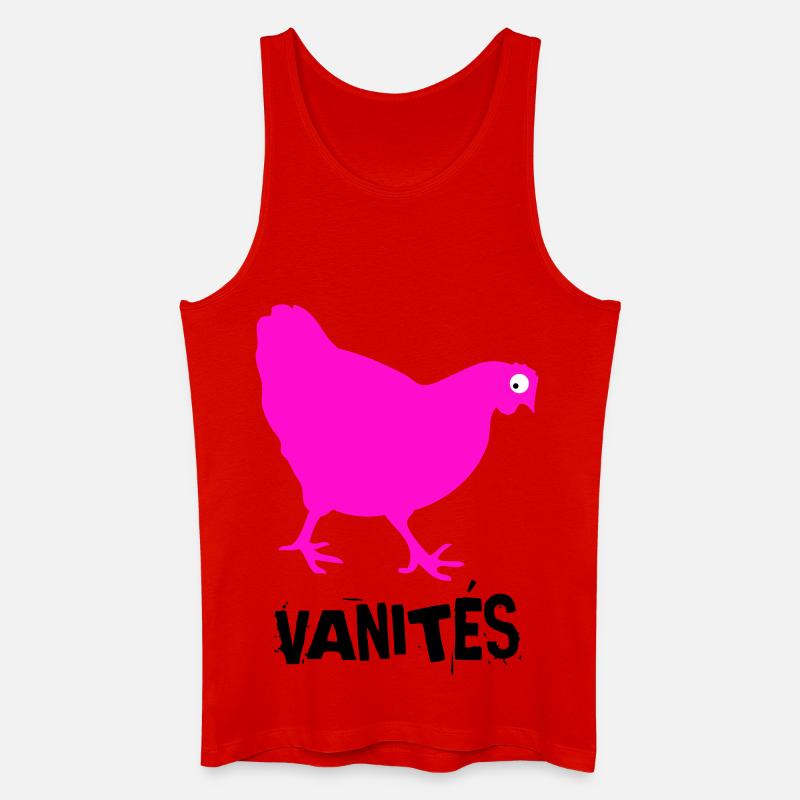 EINBILDUNGEN - Männer Bio Tank Top - Rot