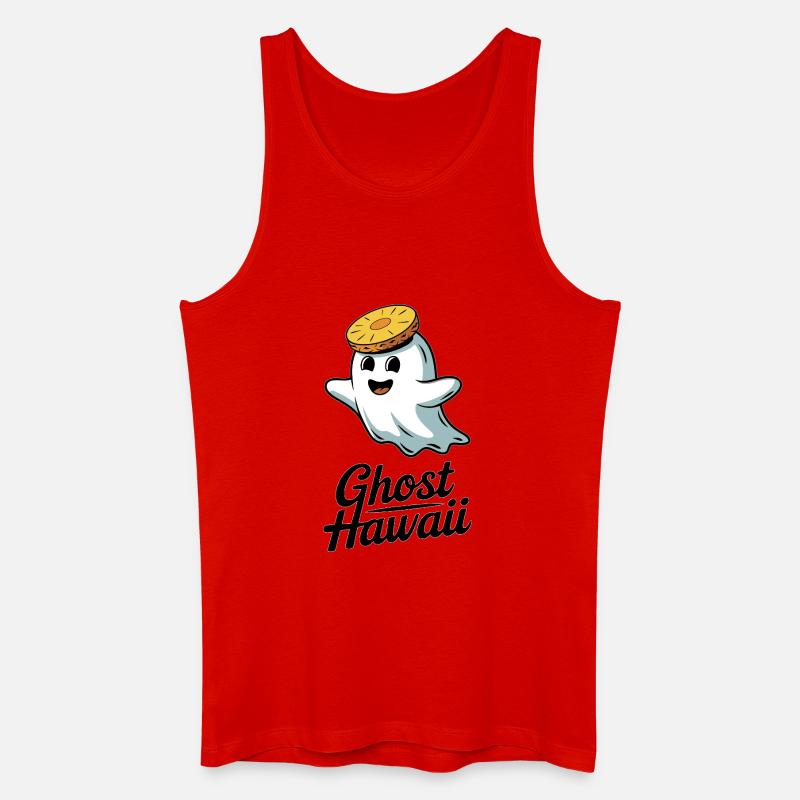 Ghost Hawaii - Männer Bio Tank Top - Rot