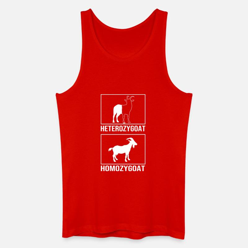 Molecule Structural Formula - Men’s Organic Tank Top - red