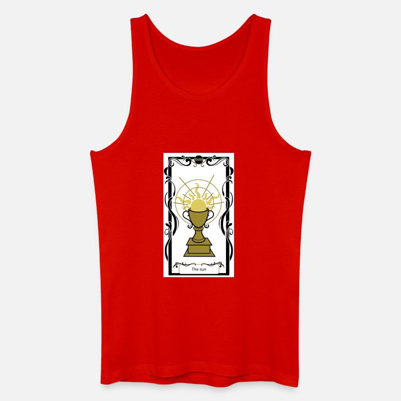 Die Sonne - Männer Bio Tank Top - Rot