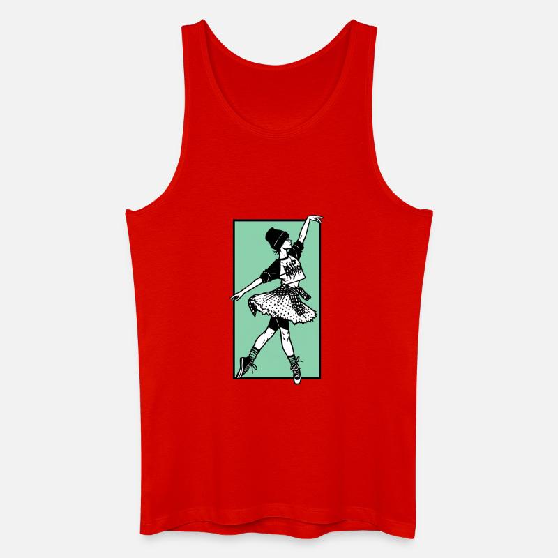 Danseuse #2 - Débardeur bio Homme - rouge