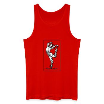Female dancer #15 - Männer Bio Tank Top - Rot - Vorne
