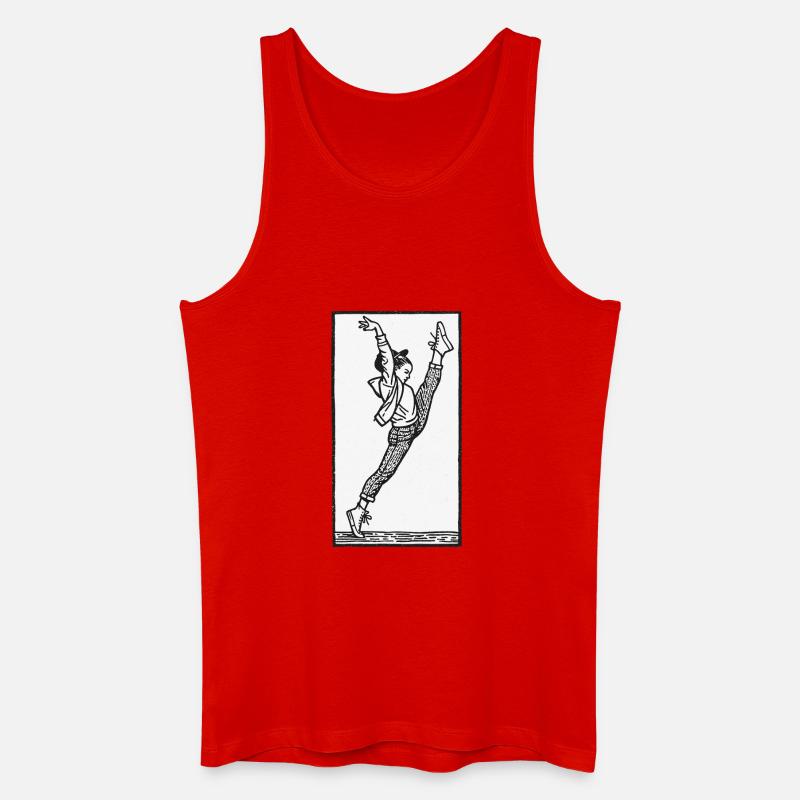 Danseuse #17 - Débardeur bio Homme - rouge
