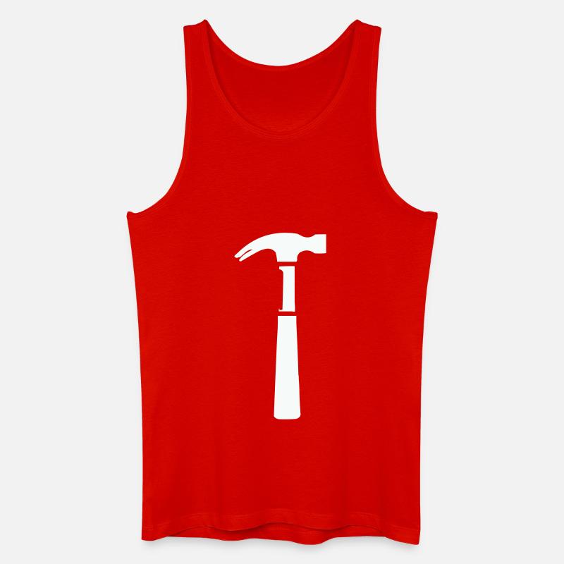 hammer - Männer Bio Tank Top - Rot