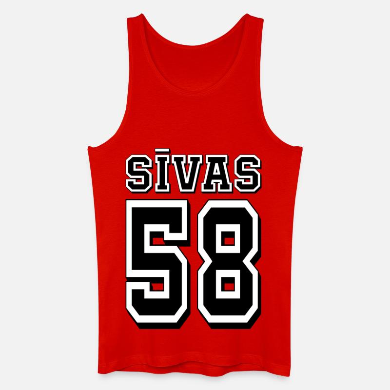 Sivas 58 - Männer Bio Tank Top - Rot