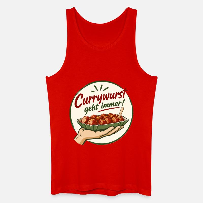 curry - Männer Bio Tank Top - Rot