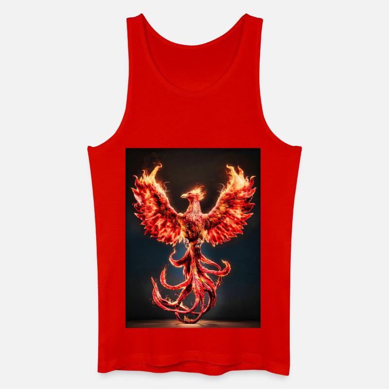 Explosion de Phoenix Firecrest - Débardeur bio Homme - rouge
