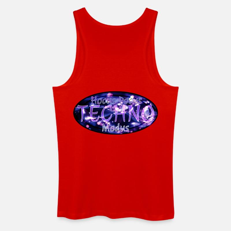 Hocus Pocus Techno Mode - Men’s Organic Tank Top - red
