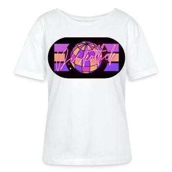 Disco - Stanley/Stella SERENA Relaxed Women’s Organic Round Neck T-shirt - white - Front - Anna (173cm)