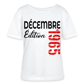 December 1965 Anniversary Edition - Stanley/Stella SERENA Relaxed Women’s Organic Round Neck T-shirt - white - Front - Anna (173cm)