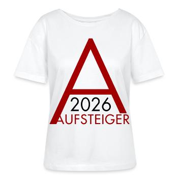 Promu Promotion 2026 - T-shirt bio à col rond SERENA Stanley/Stella Femme - blanc - Devant - Anna (173cm)