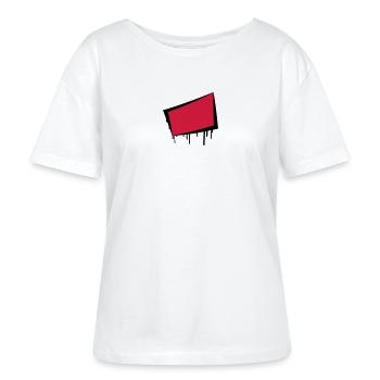 Frame - Stanley/Stella SERENA Relaxed Women’s Organic Round Neck T-shirt - white - Front - Anna (173cm)