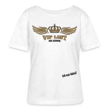 Jugendweihe Gästebuch - Jugendweihe 2026 - Stanley/Stella Relaxed Rundhals Frauen Bio-T-Shirt SERENA - Weiß - Vorne - Anna (173cm)