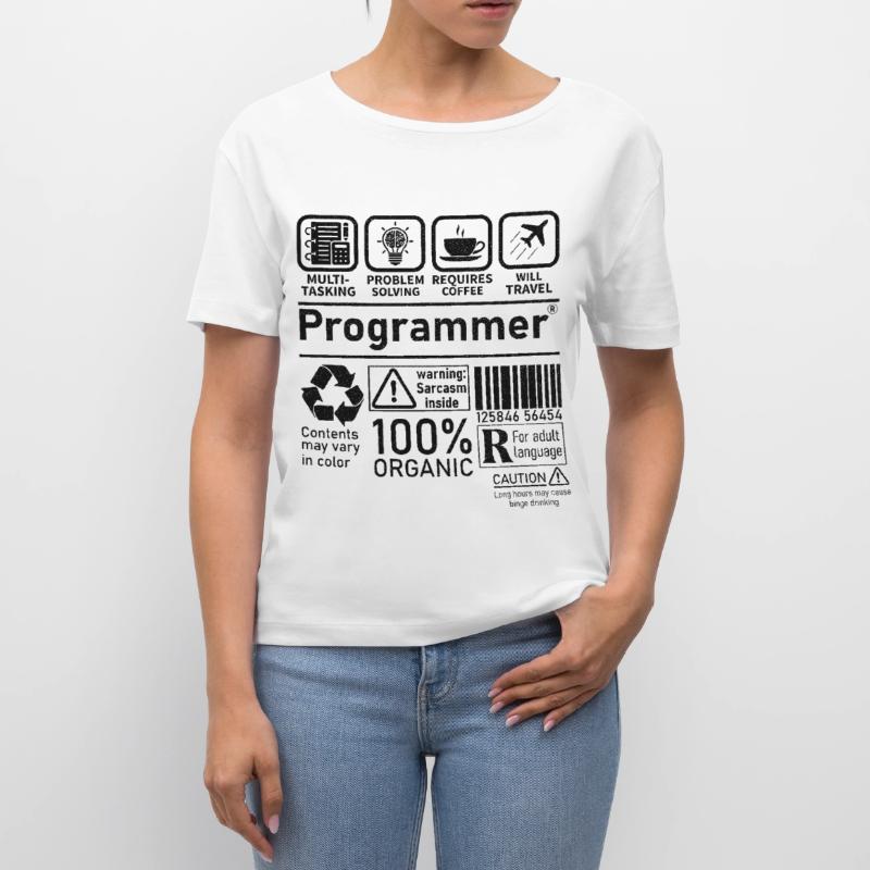 Programmer multi tasking problem solving requires Stanley/Stella Relaxed Rundhals Frauen Bio-T-Shirt SERENA