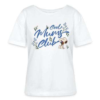 Peanuts Design Club Des Mamans Sympas Avec Snoopy - T-shirt bio à col rond SERENA Stanley/Stella Femme - blanc - Devant - Anna (173cm)