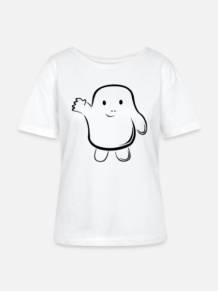Adipose - Stanley/Stella Relaxed Rundhals Frauen Bio-T-Shirt SERENA - Weiß