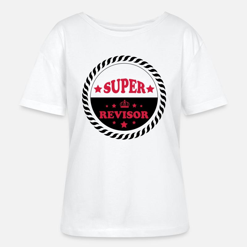 Super revisor - Stanley/Stella SERENA Relaxed Women’s Organic Round Neck T-shirt - white