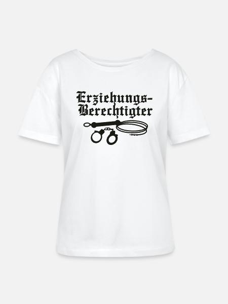 Erziehungsberechtigter - Stanley/Stella Relaxed Rundhals Frauen Bio-T-Shirt SERENA - Weiß