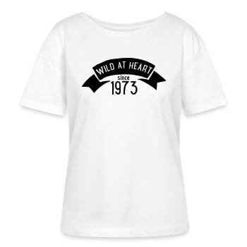 1973 - Stanley/Stella SERENA Relaxed Women’s Organic Round Neck T-shirt - white - Front - Anna (173cm)
