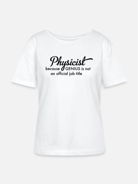 Physiker - Stanley/Stella Relaxed Rundhals Frauen Bio-T-Shirt SERENA - Weiß