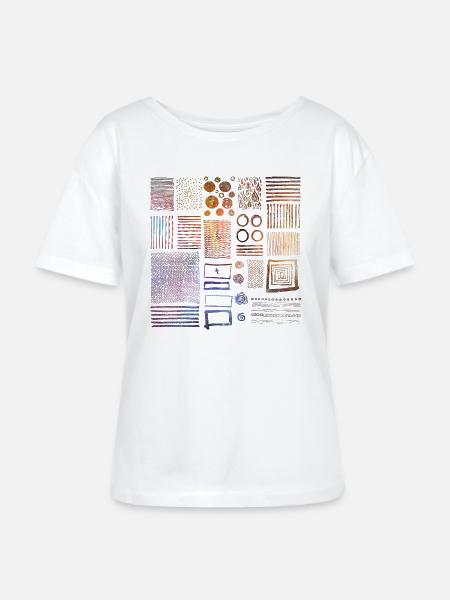 Graphik - Stanley/Stella Relaxed Rundhals Frauen Bio-T-Shirt SERENA - Weiß