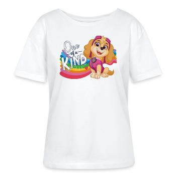 Paw Patrol Skye Regenbogen-Design - Stanley/Stella Relaxed Rundhals Frauen Bio-T-Shirt SERENA - Weiß - Vorne - Anna (173cm)
