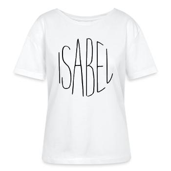 Isabel - Stanley/Stella Relaxed Rundhals Frauen Bio-T-Shirt SERENA - Weiß - Vorne - Anna (173cm)