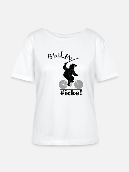 Berlin - Stanley/Stella Relaxed Rundhals Frauen Bio-T-Shirt SERENA - Weiß