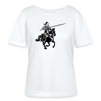 Ritter - Stanley/Stella Relaxed Rundhals Frauen Bio-T-Shirt SERENA - Weiß - Vorne - Anna (173cm)