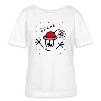 Karneval, Fasching, Comic - Stanley/Stella Relaxed Rundhals Frauen Bio-T-Shirt SERENA - Weiß - Vorne - Anna (173cm)