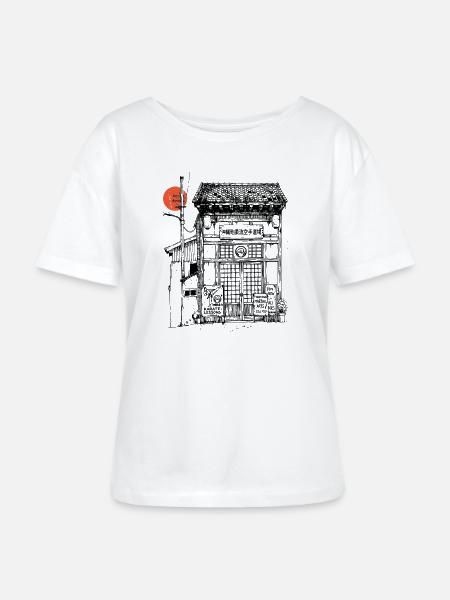 Goju Ryu Dojo - Stanley/Stella Relaxed Rundhals Frauen Bio-T-Shirt SERENA - Weiß