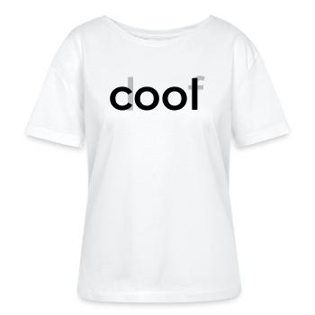 cool doof - Stanley/Stella Relaxed Rundhals Frauen Bio-T-Shirt SERENA - Weiß - Vorne - Anna (173cm)