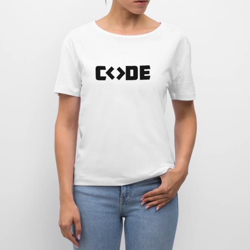 programmeur Code Stanley/Stella Relaxed vrouwen bio-T-shirt met ronde hals SERENA