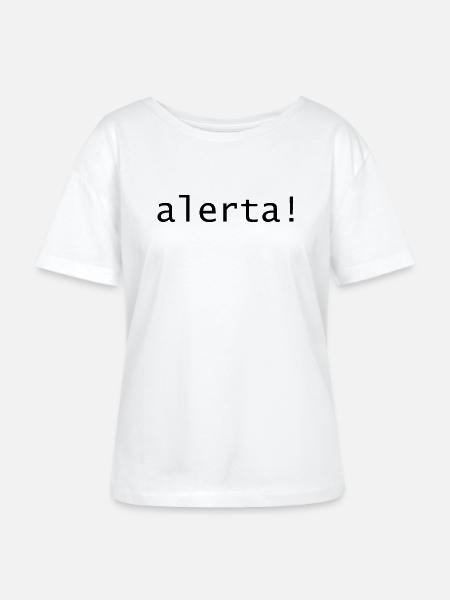 Alerta! - Stanley/Stella Relaxed Rundhals Frauen Bio-T-Shirt SERENA - Weiß