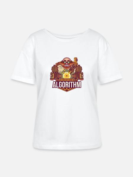 Software-Algorithmus - Stanley/Stella Relaxed Rundhals Frauen Bio-T-Shirt SERENA - Weiß