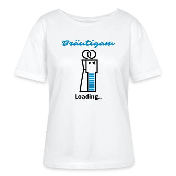 Chargement en cours ... Groom - T-shirt bio à col rond SERENA Stanley/Stella Femme - blanc - Devant - Anna (173cm)