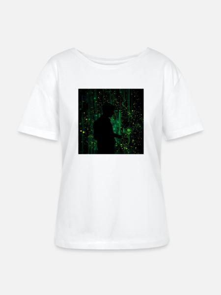 Let´s the Heck - Stanley/Stella Relaxed Rundhals Frauen Bio-T-Shirt SERENA - Weiß