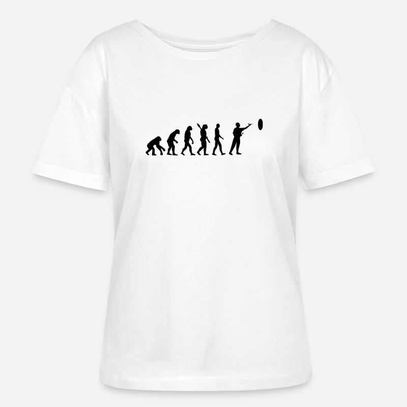 evolution DARTS DART DARTEN b - Stanley/Stella Relaxed Rundhals Frauen Bio-T-Shirt SERENA - Weiß