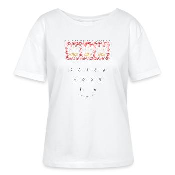 Köln Wappen mit Stadtteilen und Stadtbezirken - Stanley/Stella Relaxed Rundhals Frauen Bio-T-Shirt SERENA - Weiß - Vorne - Anna (173cm)