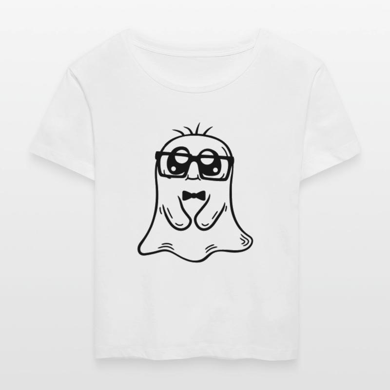 Friendly Nerd Ghost Comic Stanley/Stella SERENA Relaxed Women’s Organic Round Neck T-shirt