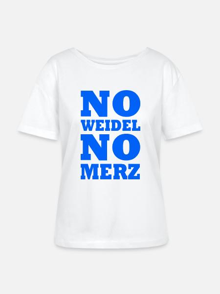 No weidel no merz - Stanley/Stella Relaxed Rundhals Frauen Bio-T-Shirt SERENA - Weiß