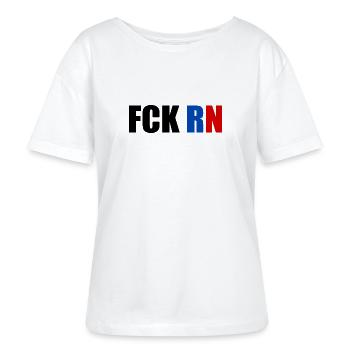 rn - T-shirt bio à col rond SERENA Stanley/Stella Femme - blanc - Devant - Anna (173cm)