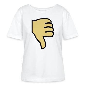 2541614 15419361 pouce - T-shirt bio à col rond SERENA Stanley/Stella Femme - blanc - Devant - Anna (173cm)