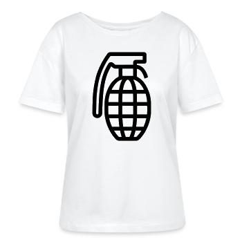 Grenada - Stanley/Stella SERENA Relaxed Women’s Organic Round Neck T-shirt - white - Front - Anna (173cm)