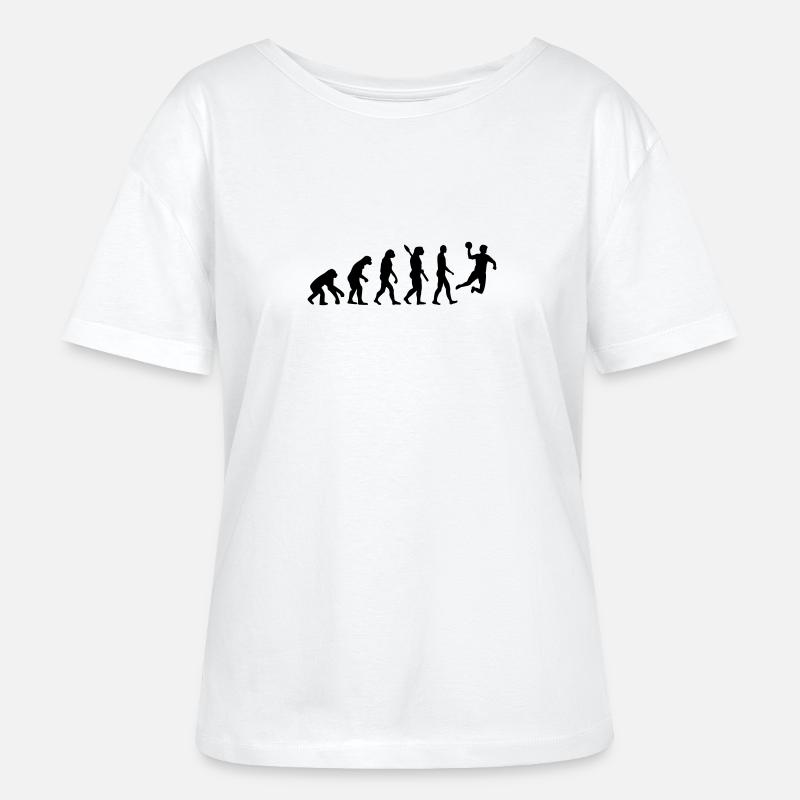 Evolution Handball - Stanley/Stella SERENA Relaxed Women’s Organic Round Neck T-shirt - white