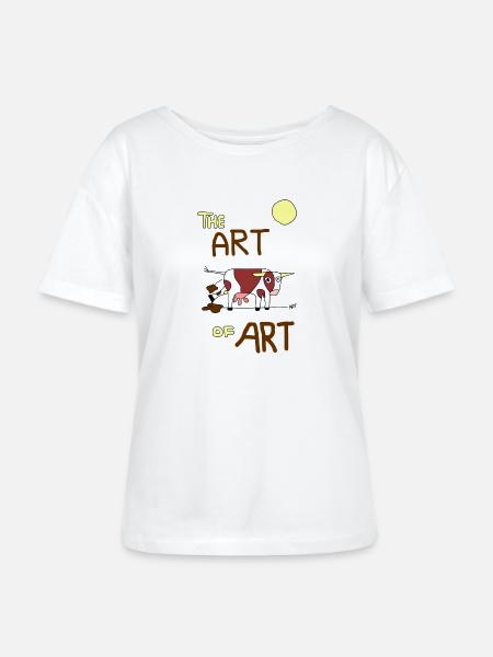 the ART of ART - Stanley/Stella Relaxed Rundhals Frauen Bio-T-Shirt SERENA - Weiß