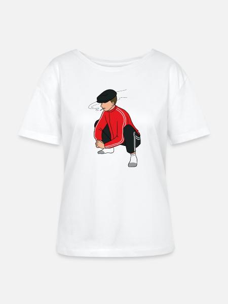 Gopnik PNG - Stanley/Stella Relaxed Rundhals Frauen Bio-T-Shirt SERENA - Weiß