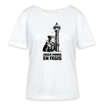 Lâche lèche la barre - T-shirt bio à col rond SERENA Stanley/Stella Femme - blanc - Devant - Anna (173cm)